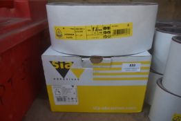 *Roll of 40-grit 100x610mm Sanding Belts, and a Quantity of Abrasive Sheets