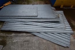 *Quantity of Galvanised Perforated Corrugated Sheeting