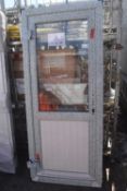 *UPVC Panel Glazed Door Opening 900x2100mm
