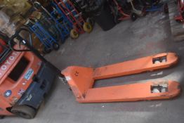 *Orange Pallet Truck