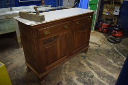 *Two Drawer Two Door Darkwood Sideboard
