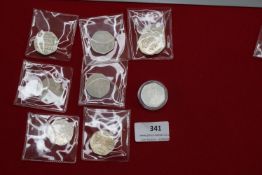 Small collection of commemorative 50p coins (including Paddington and other designs), mostly in