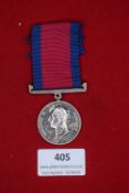 Waterloo medal, George IV issue, with ribbon.