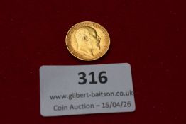 United Kingdom Half Sovereign, 1908, Edward VII.