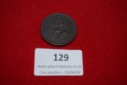 George III copper halfpenny, 1799. Worn.
