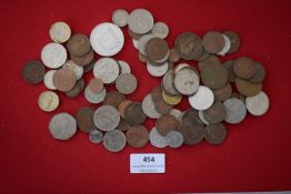 Mixed collection of mainly British coins, various denominations and conditions.