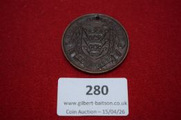 Hull Education Committee School Attendance Medal, bronze, awarded to Ernest Civils for “Perfect