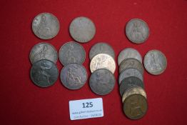 Mixed group of George V and George VI pennies including examples dated 1931–1936 and later issues.