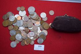 Mixed group of British and world coins, largely 20th-century base-metal issues including pennies,