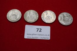 Great Britain silver shillings (8). George V issues, various dates including 1920s types with lion-