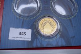 King Charles III Coronation commemorative coin, Gibraltar Half Crown 2023, with certificate of