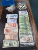 Collection of Assorted Coinage & Bank Notes