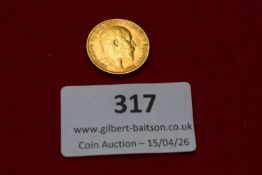 United Kingdom Half Sovereign, 1910, Edward VII.