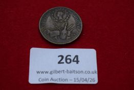 Victoria Musical Gallery, Birmingham token, instruments reverse, inscription “Benjamin & Lauch,