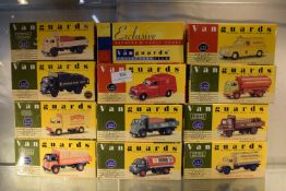 12x Lledo Vanguards Diecast Commercial Vehicles 1950’s-60’s