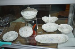 Wedgwood Campion Pattern Dishes and Candlesticks