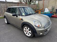 Mini Cooper D 3 Door Hatchback 1.6 Diesel, Reg: VN09 EFA, MOT: 04/11/2026, Mileage: