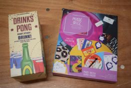 Music Quiz Trivia Game, and Drinks Pong