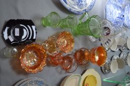 Coloured Glass Including Carnival etc.