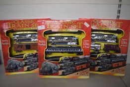 3x Classic Train Sets