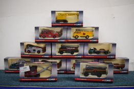 12x Corgi Trackside Diecast Model Lorries