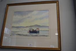 Original Fishing Vessel Watercolour