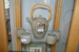 Stoneware Chinese Tea Set