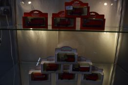 10x Lledo Diecast Model Vehicles Including 6x Royal Mail and 4x Bypost