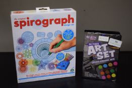 The Original Spirograph Design Set, and a 24pc Art Set