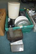 Vintage Kitchenware Including Baking Tins, etc.