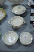 Royal Doulton April Showers Pattern Tableware 14pcs
