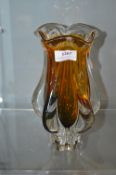 Murano Coloured Glass Vase