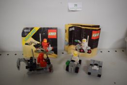 Lego 886 Space Buggy and Lego 6822 Space Digger Sets (no boxes)
