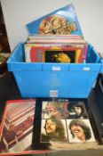 12” LP Records Including Rock, The Beatles, etc.