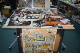 Rock Posters Including Sex Pistols, etc.