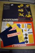 1970’s Meccano 3M Construction Set with Booklets
