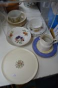 Wedgwood and Royal Worcester Bowls and Serving Plates