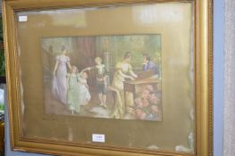 3x Vintage Gilt Framed Prints
