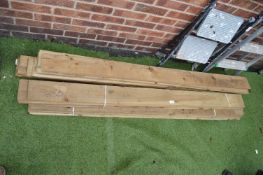 Quantity of Treated Timber Fencing Planks
