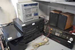 Assorted Audio Including Technics, Sony, Yamaha, etc.