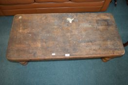 Solid Pine Coffee Table for Restoration