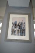 Framed Abstract Cityscape