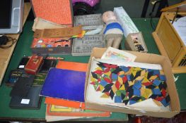 Vintage Games, Puzzles, Artists Set, etc.