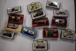 14x Assorted Diecast Model Vehicles