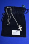 Swarovski Crucifix & Chain (with certificate & bag)