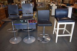 4x Assorted Breakfast Bar Stools