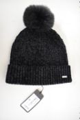 *Armani Exchange Black Cappello Pom Pom Beanie Hat, RRP: £60