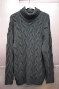 *Armani Exchange Beat Green Knitted Jumper Size: XL, RRP: £129