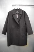 *Armani Exchange Black Caban Coat Size: S, RRP: £285