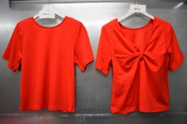 *Ichi Racing Red Matine SS Bow Top Size: M